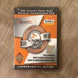 New 1999 Fiesta Bowl National Championship DVD Collectible Tennessee VOLS